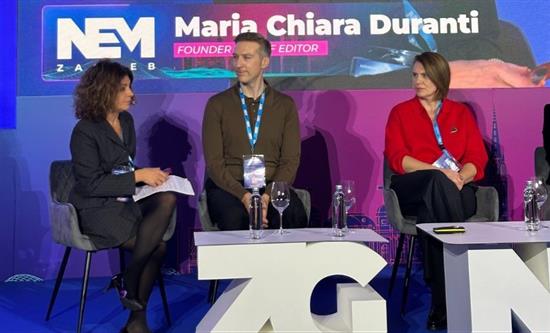 M. Chiara Duranti, Chief Editor of Formatbiz, Moderated the Scripted Formats Panel at NEM Zagreb